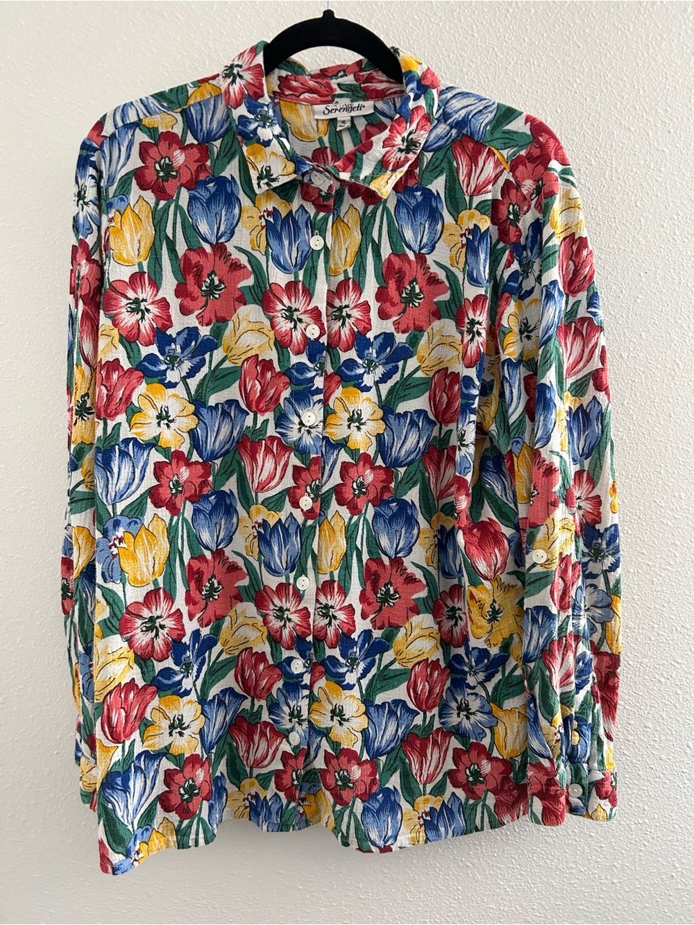 Serengeti Multicolor Floral Button-Down Shirt